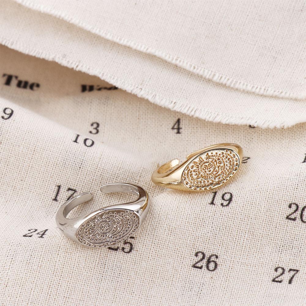 Minimalist Sun Moon Pattern Ri – Korean Women Lifestyle Bewertung und Preis