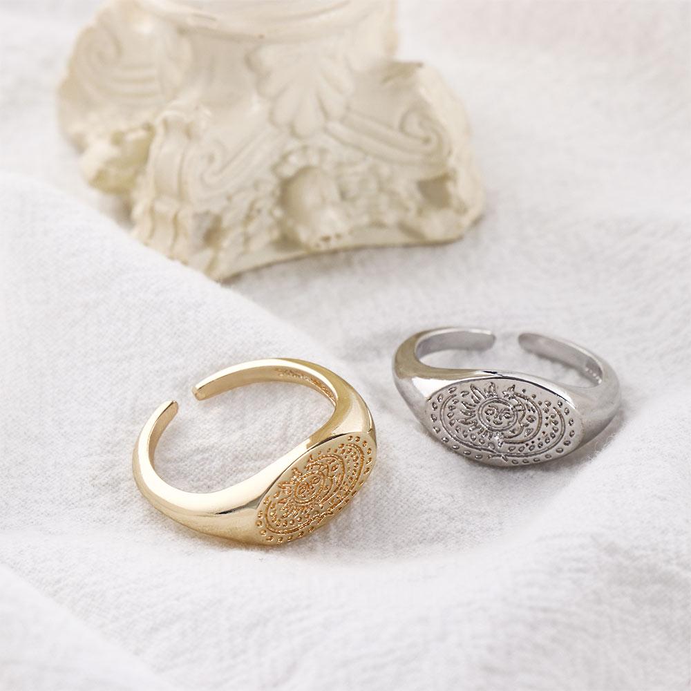 Minimalist Sun Moon Pattern Ri – Korean Women Lifestyle Bewertung und Preis