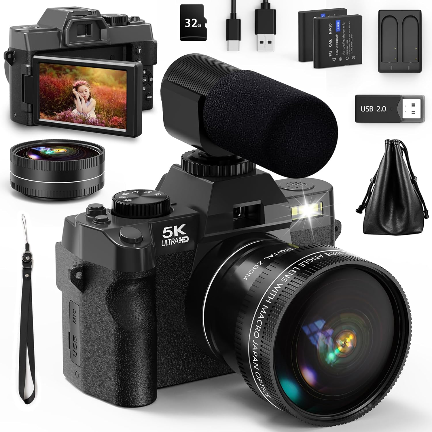 NBD 5K&48MP Digital Camera wit – Korean Lifestyle App Bewertung und Preis