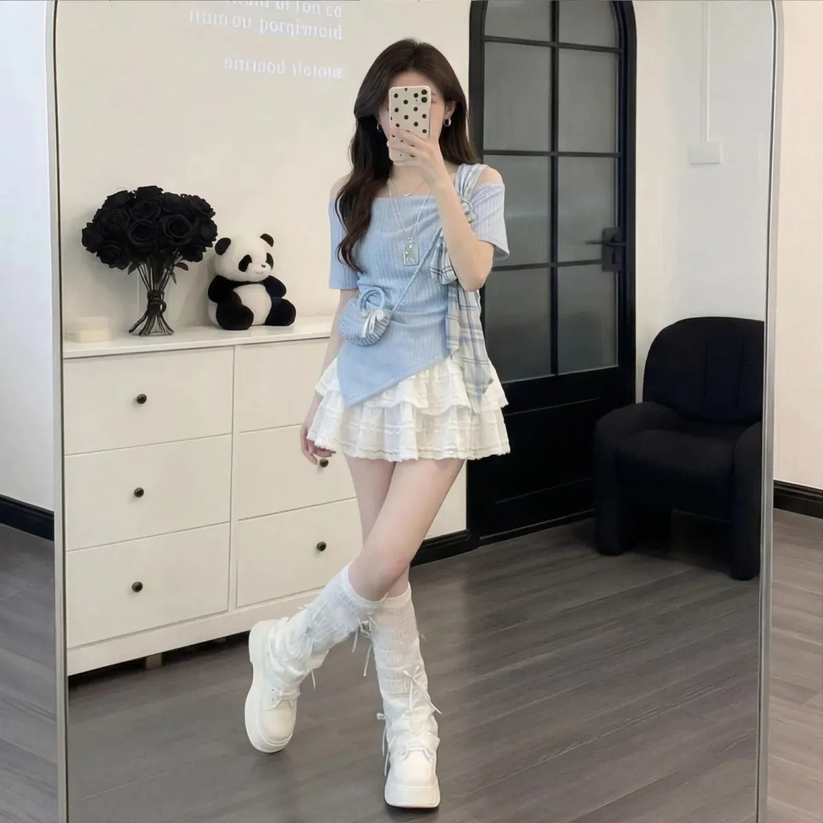 Women's Korean Summer Sweet Bl – Korean Lifestyle Bewertung und Preis