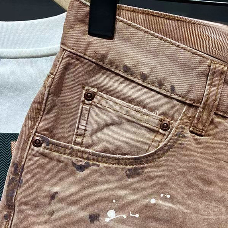 Hip-Hop Streetwear Men's Denim – Korean Lifestyle Bewertung und Preis