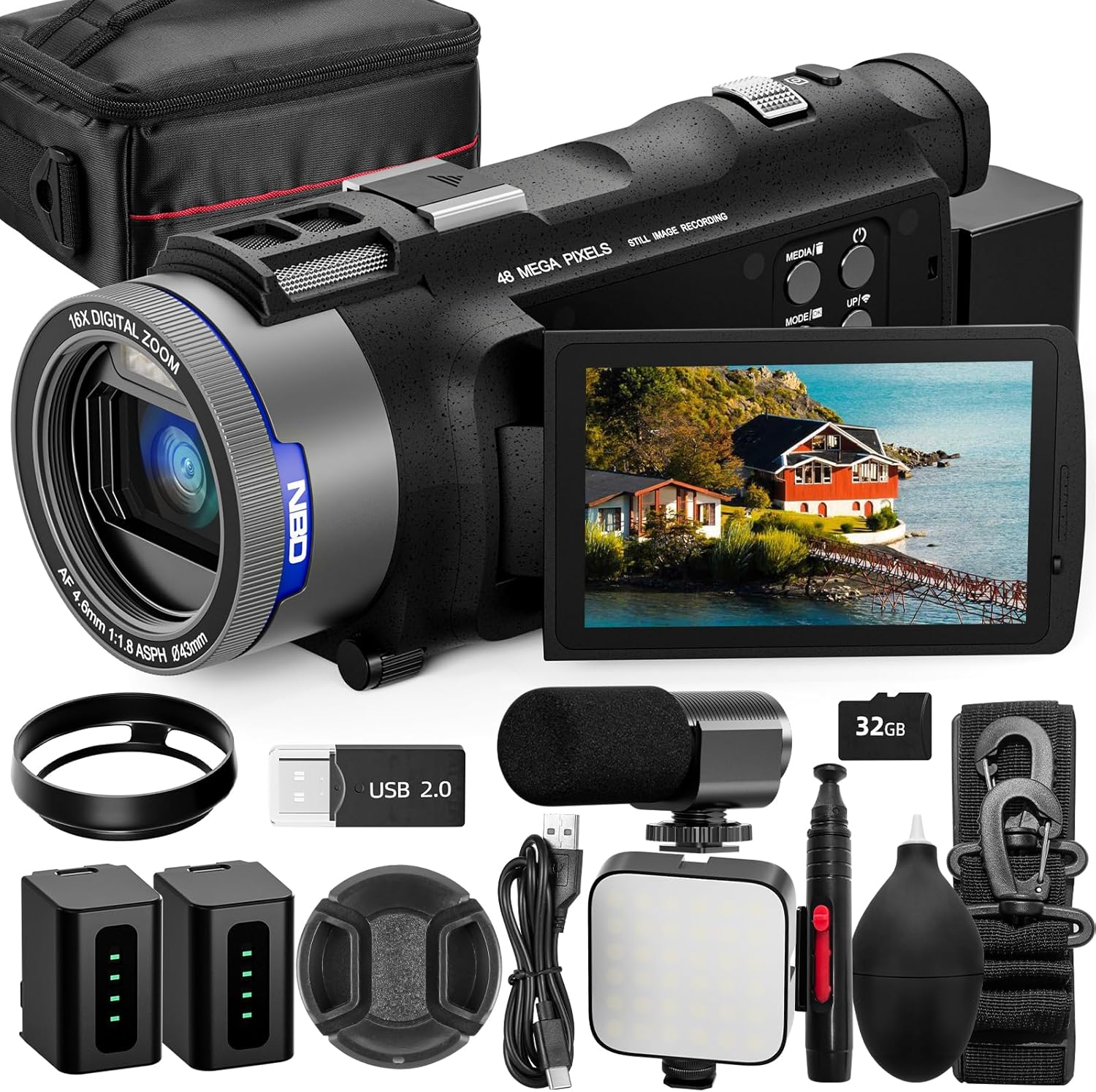 NBD 4K Camcorder Video Camera  – Korean Lifestyle App Bewertung und Preis