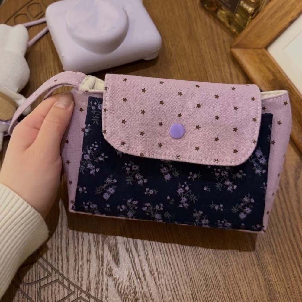 Purple Print Floral Makeup Bag – Korean Lifestyle & Kids Boutique Photos Bewertung und Preis