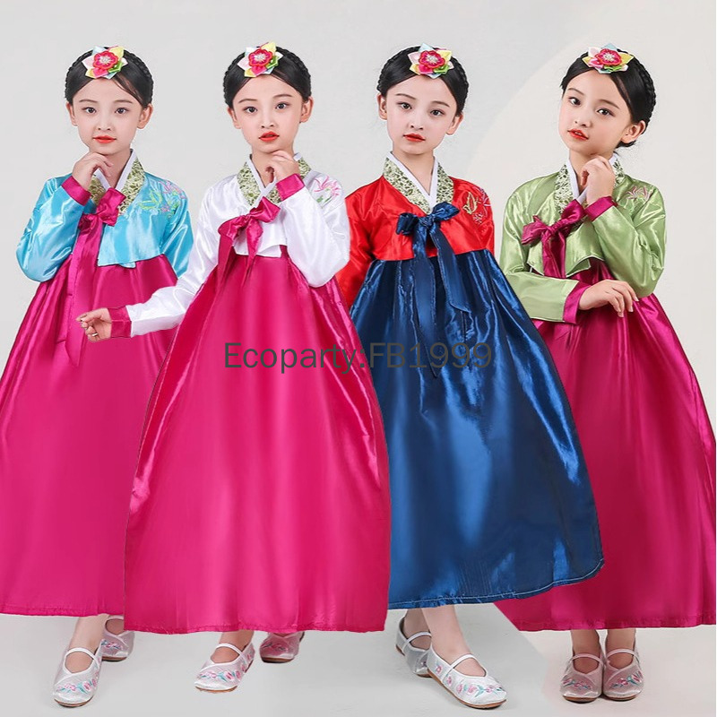 4 Colors Girls Hanbok Dress Ko – Korean Lifestyle Bewertung und Preis