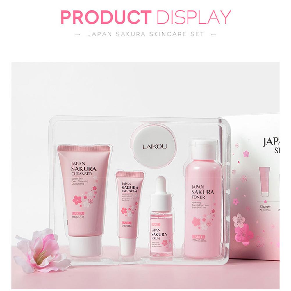 5/3pcs/Set Sakura Skin Care Se – Korean Skincare Routine Bewertung und Preis