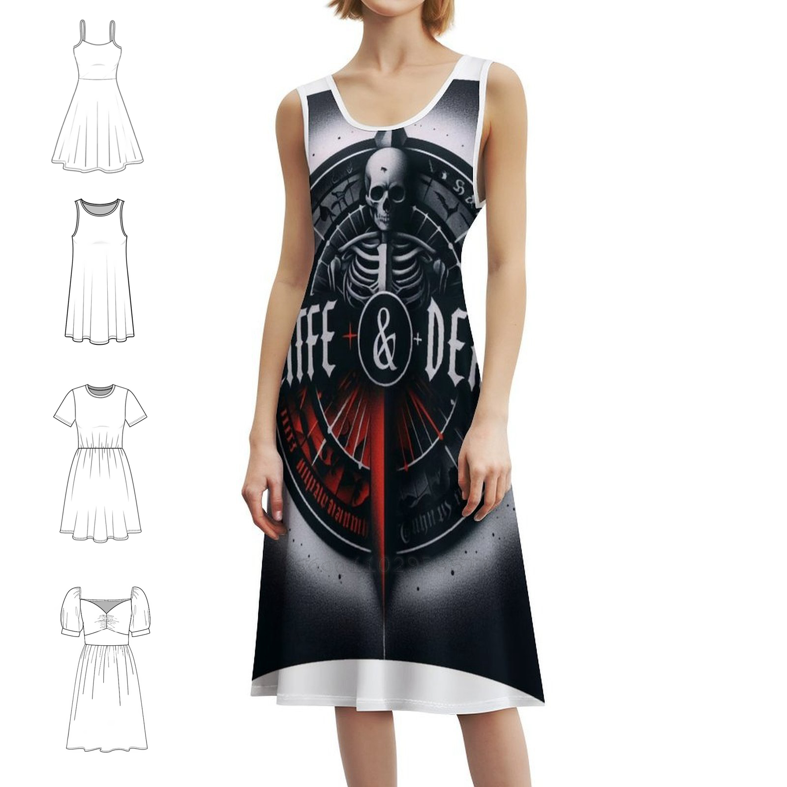 Death Korean Style Casual Dres – Korean Lifestyle Bewertung und Preis