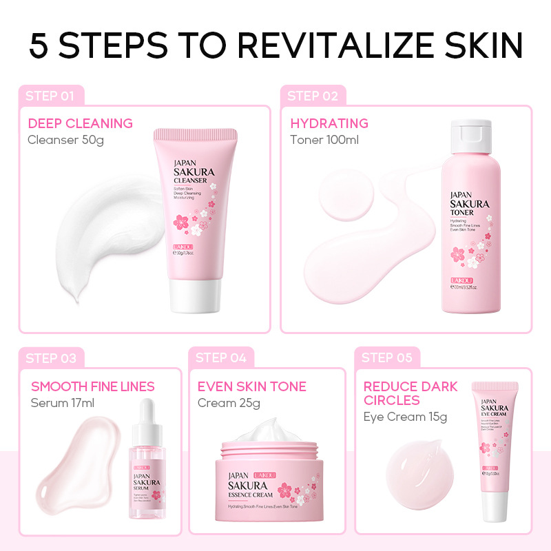 Korean Sakura Skincare Set Hyd – Korean Skincare Routine Bewertung und Preis