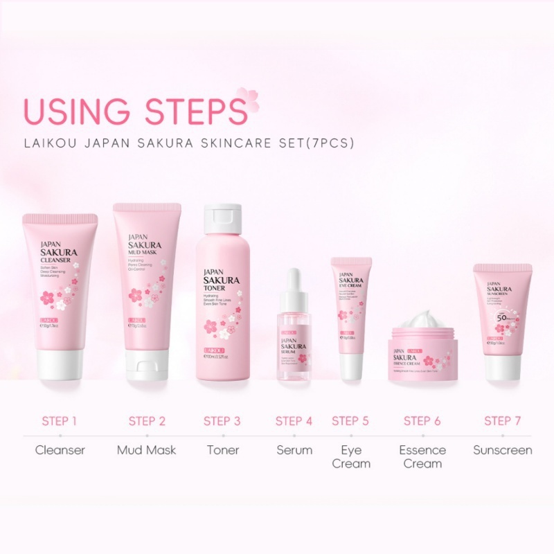 Korean Sakura Skincare Set Hyd – Korean Skincare Routine Bewertung und Preis