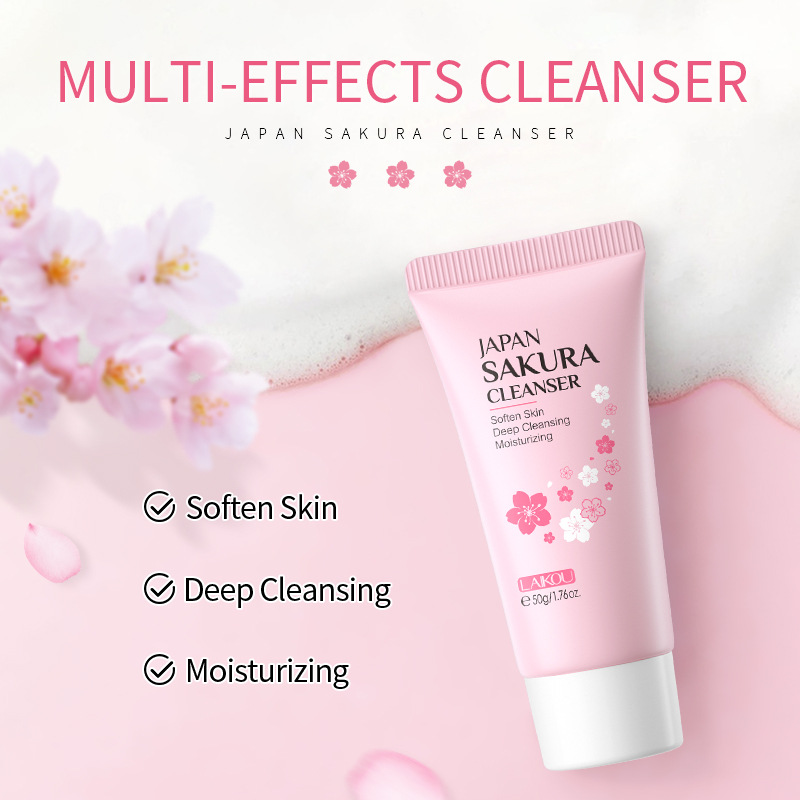 Sakura Facial Cleaner Korean F – Korean Skincare Routine Bewertung und Preis