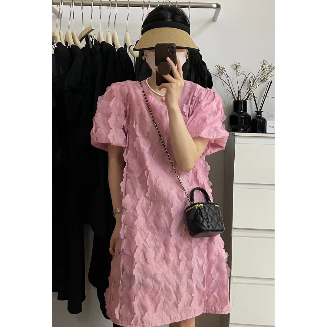Floral Bubble Sleeve Dress Kor – Korean Lifestyle & Kids Boutique Photos Bewertung und Preis