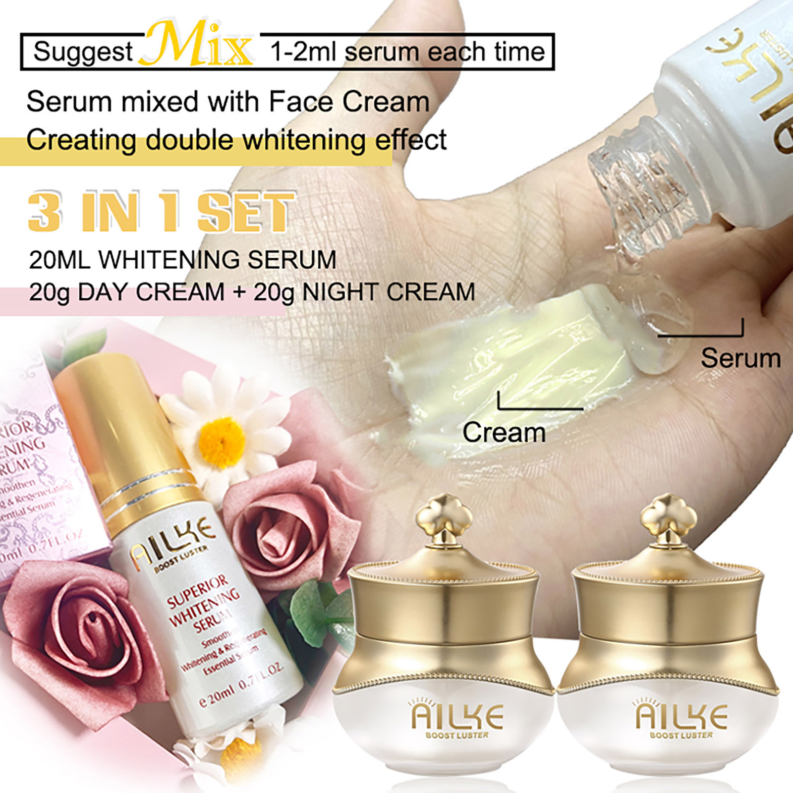 AILKE Whitening Anti-wrinkle F – Korean Skincare Routine Bewertung und Preis