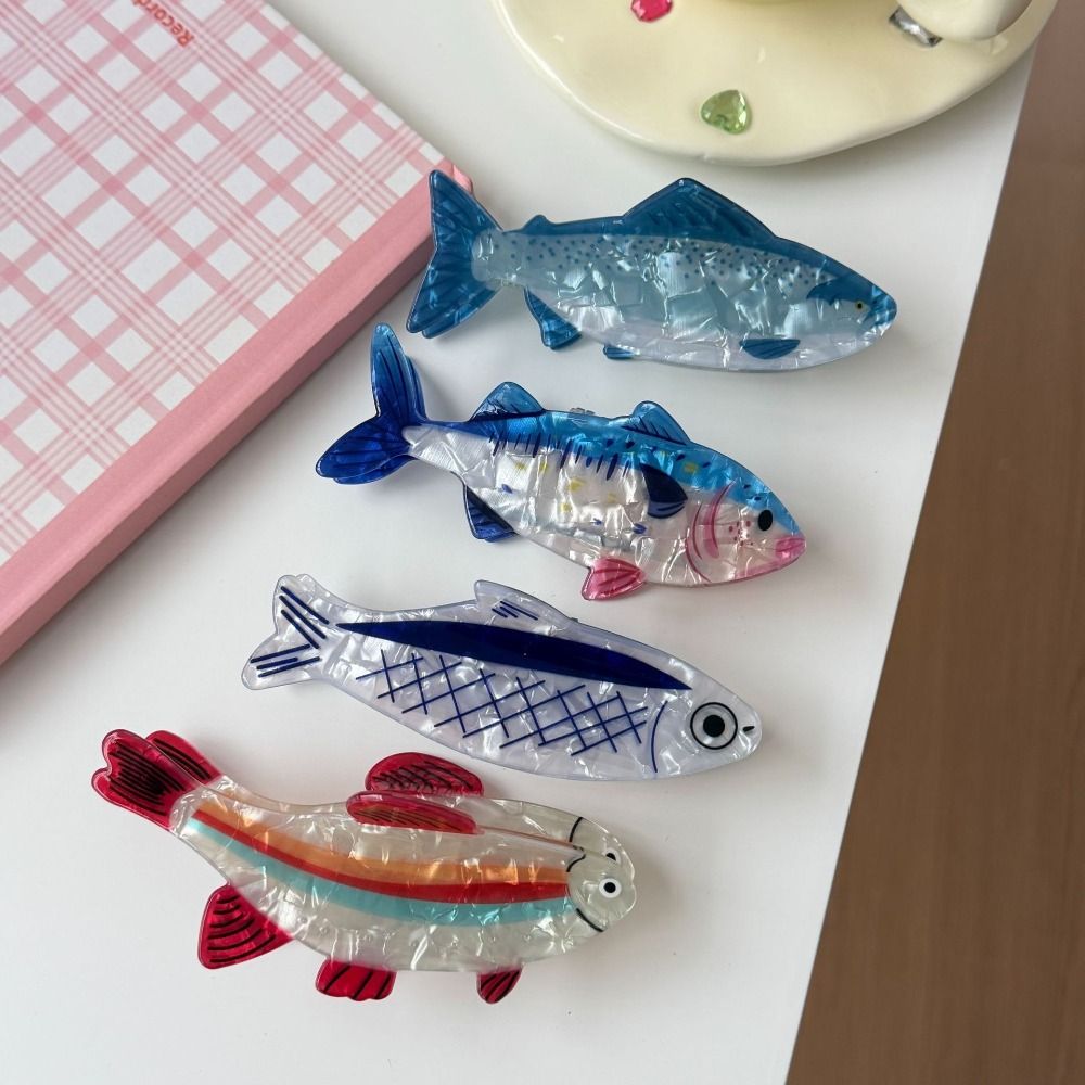 4Pcs Hairpin Ocean Animal Hair – Korean Women Lifestyle Bewertung und Preis