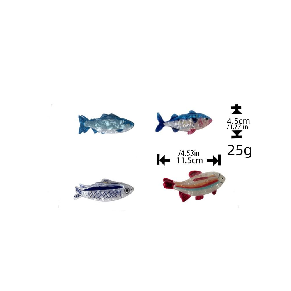 4Pcs Hairpin Ocean Animal Hair – Korean Women Lifestyle Bewertung und Preis